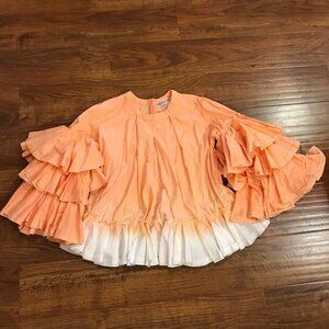 Martha Rey vintage ruffle blouse